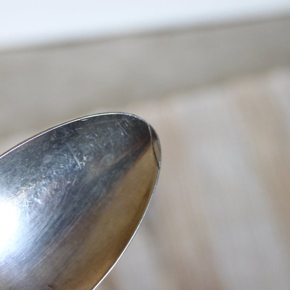 VTG HOLMES & EDWARDS SP IS '37 LOVELY LADY SOLID SERVING SPOONS SET of (4) FLATW - Picture 12 of 12